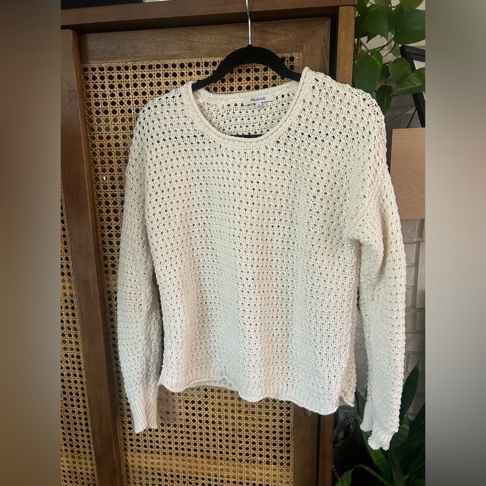 Madewell open weave sweater
